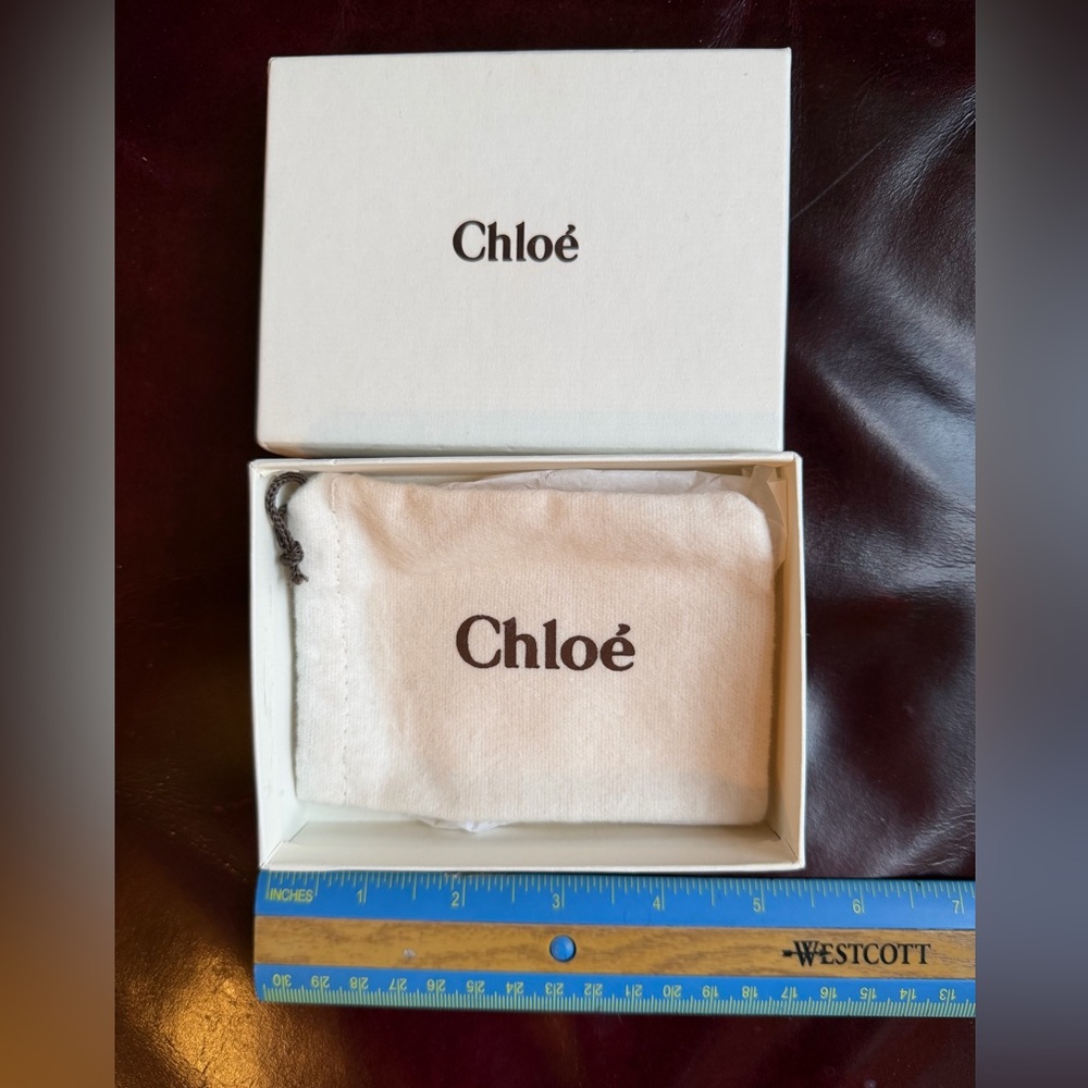 Chloé White drawstring Dust Bag and box